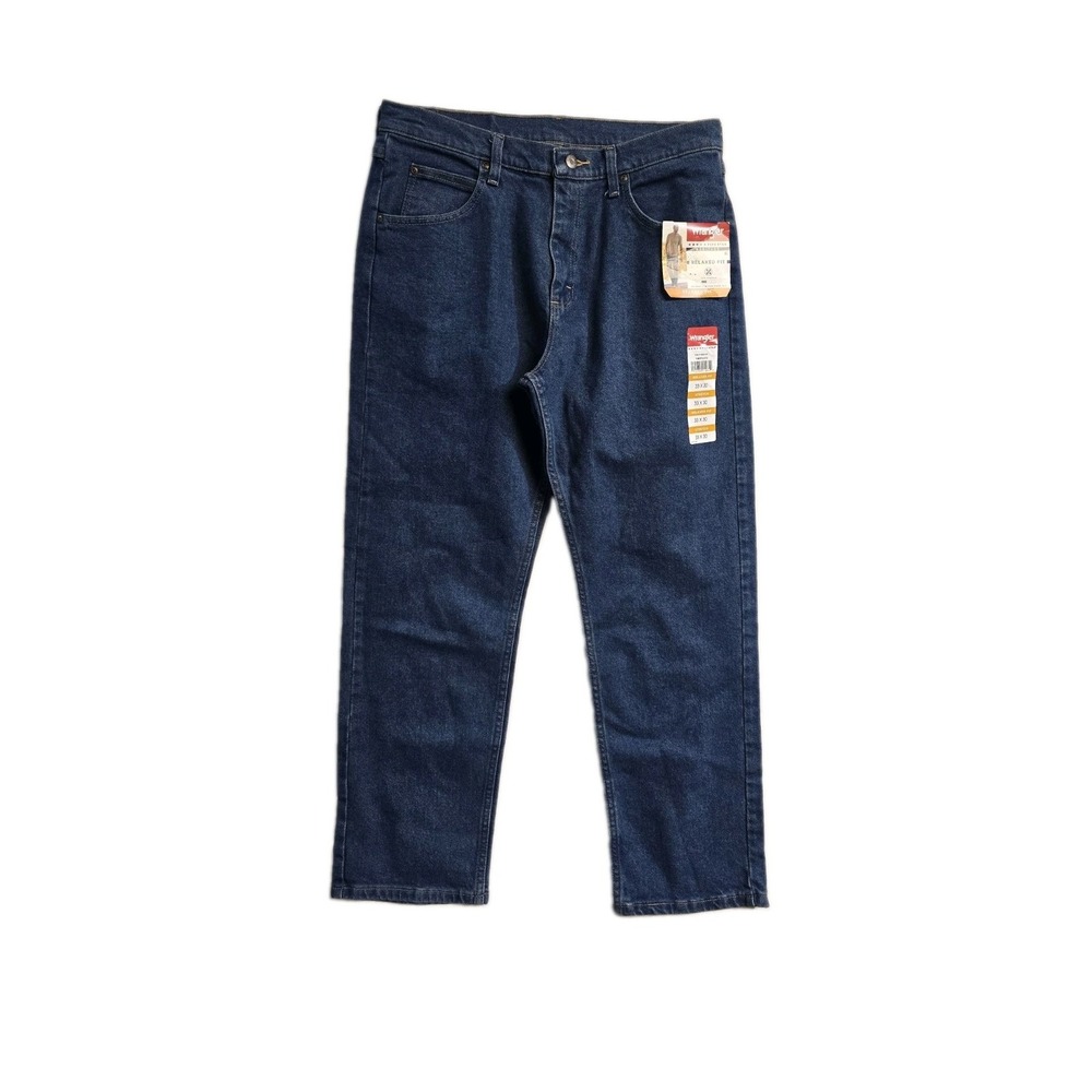 Wrangler Mens Jeans Relaxed Fit Blue 33x30 NWT